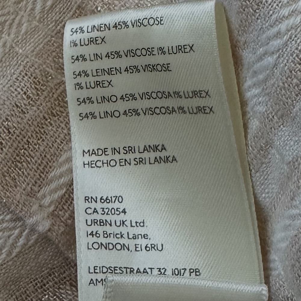 Anthrpologie Wide Leg Cargo Pant sz. 27 - Picture 7 of 7